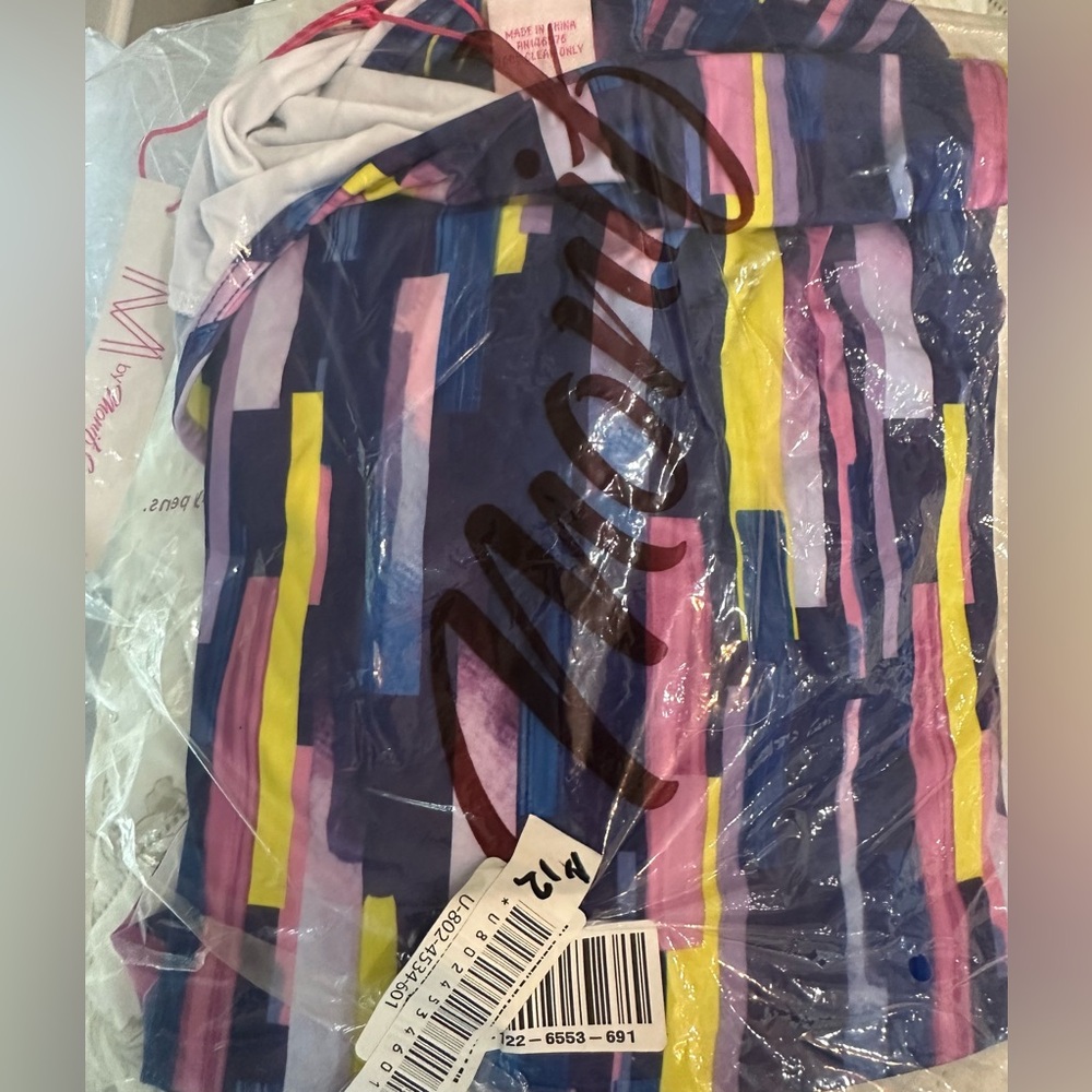 Colorful Geometric Abstract Bodysuit - Picture 7 of 7
